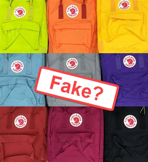 real and fake kanken bag|fjällräven kanken backpack logo.